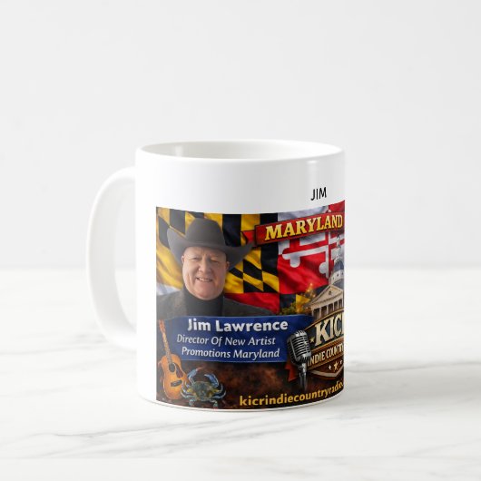 Jim Lawrence Mug Kaffeetasse (Vorderseite Links)
