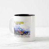 Jim Liberman Jungle Jim Titel Zweifarbige Tasse (Vorderseite Links)