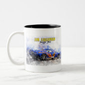 Jim Liberman Jungle Jim Titel Zweifarbige Tasse (Links)