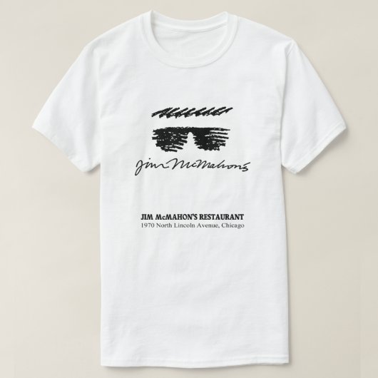 Jim McMahon's Restaurant, Chicago, IL T-Shirt (Design vorne)