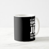 Jim Name Personalisiert Birthday Fun Christmas Jok Kaffeetasse (VorderseiteRechts)