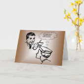 Jim Never Has A Second Cup of Coffee At Home... Karte (Gelbe Blume)