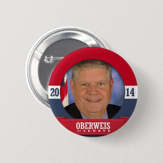 JIM OBERWEIS CAMPAIGN BUTTON (Vorne & Hinten)