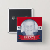 JIM OBERWEIS CAMPAIGN BUTTON (Vorne & Hinten)