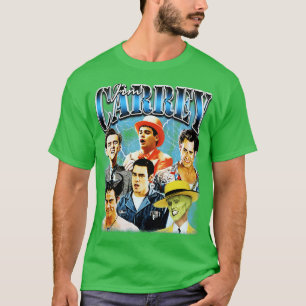 Jim rey 90er-Ikone Bootleg-Stil T-Shirt