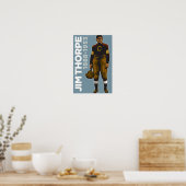 Jim Thorpe, amerikanisches Poster (Küche)
