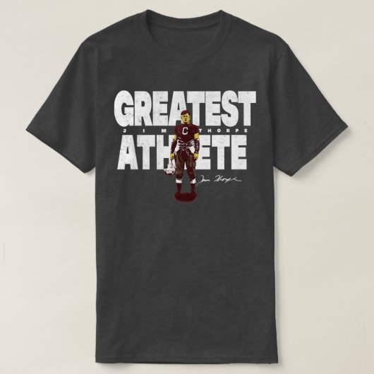 Jim Thorpe Das Bestste Athlete TShirt (Design vorne)
