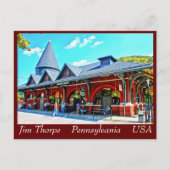 Jim Thorpe Pa. 21 Postkarte (Vorderseite)