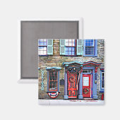 Jim Thorpe PA - Extravagante Türen und Windows Magnet (Vorderseite/Rückseite)