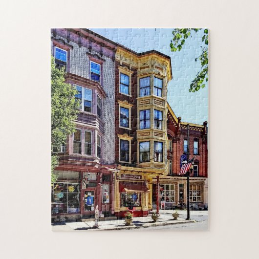 Jim Thorpe Pa - Shops am Broadway Puzzle (Vertikal)