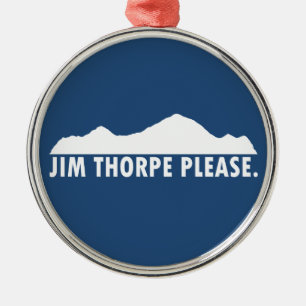 Jim Thorpe Pennsylvania Bitte Ornament Aus Metall