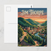 Jim Thorpe USA Postkarte (Vorne/Hinten)
