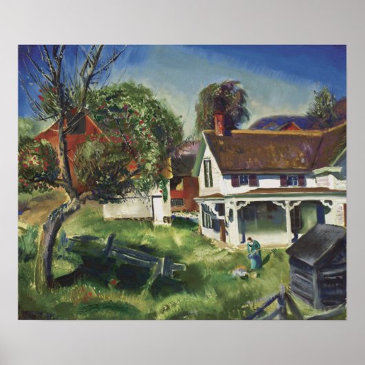 Jim Twadells Place von George Bellows (1924) Poster (Vorne)