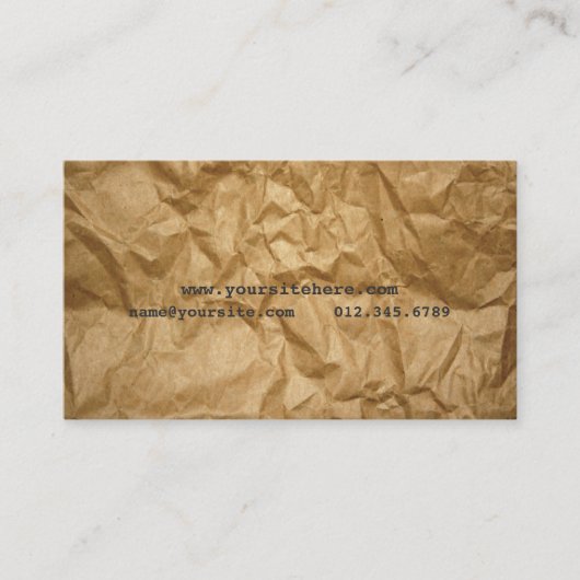 Jim Visitenkarte (Vorderseite)