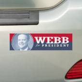 JIM WEBB 2016 AUTOAUFKLEBER (Auf Auto)