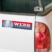 JIM WEBB 2016 AUTOAUFKLEBER (Auf Lkw)