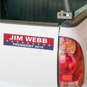 JIM WEBB für den Präsidenten 2016 Autoaufkleber (Auf Lkw)