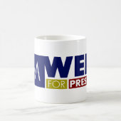Jim Webb für Präsident V1 Kaffeetasse (Mittel)