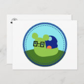 JimBob Snail Postcard Postkarte (Vorne/Hinten)