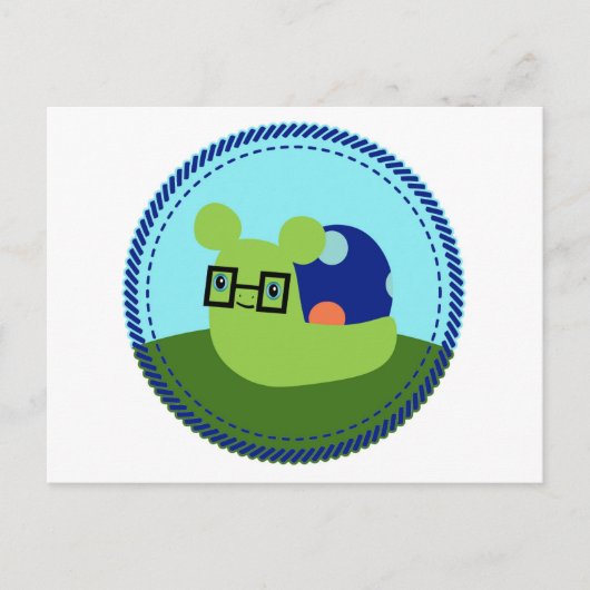 JimBob Snail Postcard Postkarte (Vorderseite)