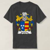 Jimenez Coat of Arms Family Crest  T-Shirt (Design vorne)