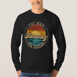 JIMENEZ Der Mann Der Mythos Die Legende Vorname T-Shirt