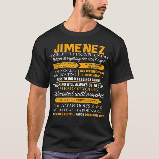 JIMENEZ völlig unerklärlich T-Shirt (Vorderseite)