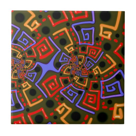 Jimette Design ceramic 2020 Sammlung Fliese (Vorderseite)