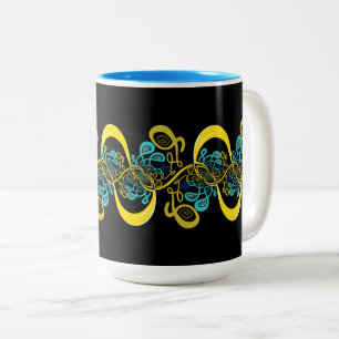 Jimette Design-Mug Dekor Zweifarbige Tasse