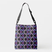 Jimette Design Zigzag Tragetaschen Mit Langen Trägern (Rückseite)