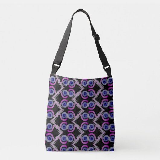 Jimette Design Zigzag Tragetaschen Mit Langen Trägern (Vorderseite)