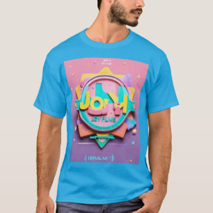Jimi Hendrix Typographic Tribute T - Shirt. T-Shirt