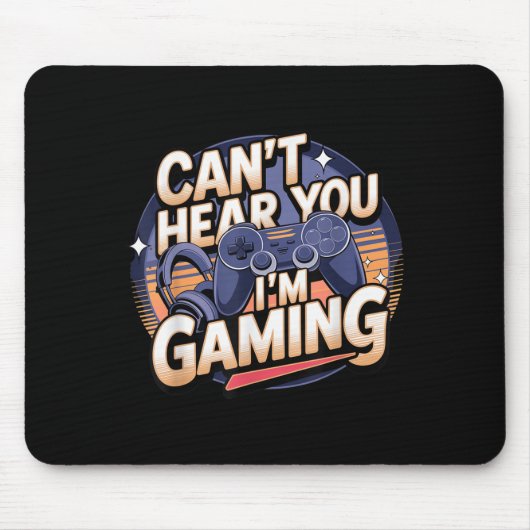 Jimino Uni-adult Gaming - Can't Hear You I'm Gamin Mousepad (Vorne)