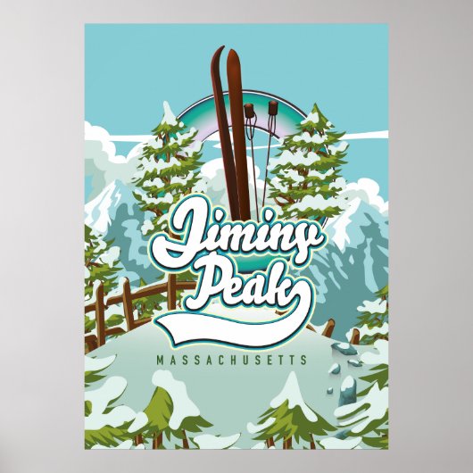 Jiminy Peak Massachusetts Ski Poster (Vorne)