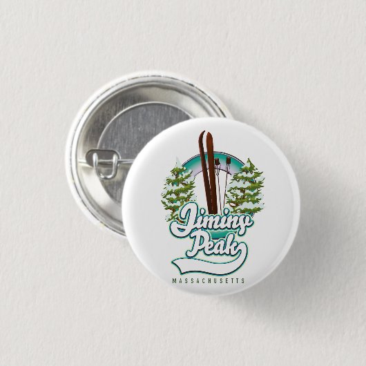jiminy Peakmassachusetts Skigobild Button (Vorne & Hinten)