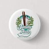 jiminy Peakmassachusetts Skigobild Button (Vorderseite)