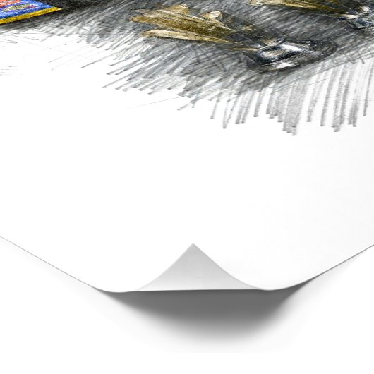 Jimmie Johnson Poster (Ecke)