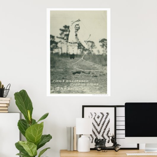 Jimmie Richardson sprang. Poster (Heimbüro)