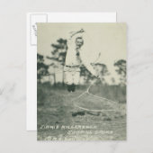 Jimmie Richardson sprang. Postkarte (Vorne/Hinten)