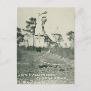 Jimmie Richardson sprang. Postkarte