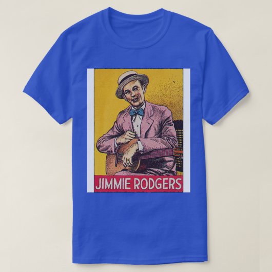 Jimmie Rodgers Classic Country Tribute T-Shirt (Design vorne)