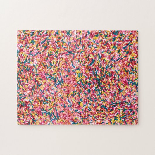 Jimmies Sprinkles Cupcake Food Fun | Jigsaw Puzzle (Horizontal)