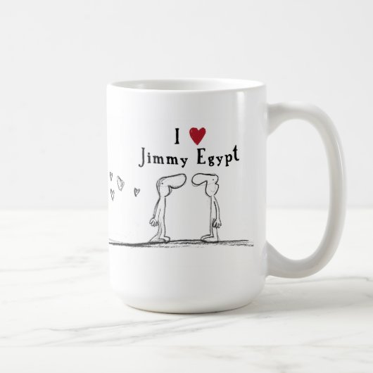 "Jimmy Ägypten " Kaffeetasse (Rechts)