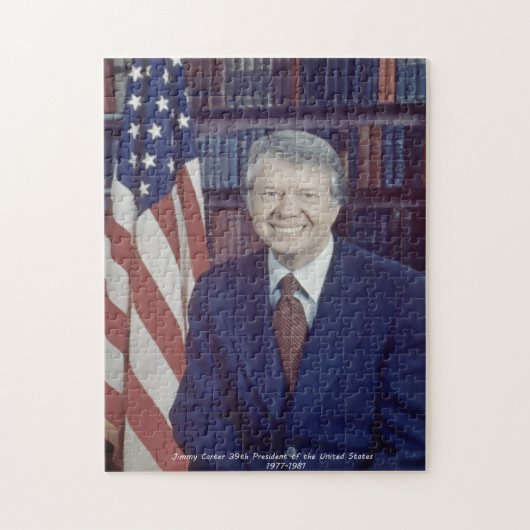 Jimmy Carter 39. Präsident der Vereinigten Staaten Puzzle (Vertikal)