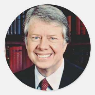 Jimmy Carter 39 Runder Aufkleber