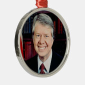 Jimmy Carter 39. US-Präsident Ornament Aus Metall (Rechts)