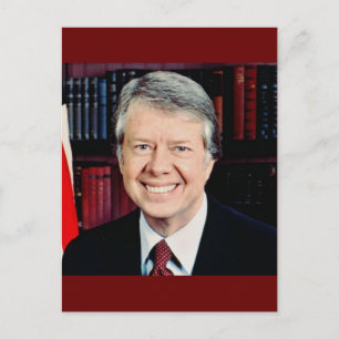 Jimmy Carter 39. US-Präsident Postkarte