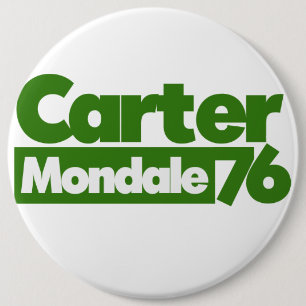 Jimmy Carter 76 Carter Mondale Retro-Politik Button