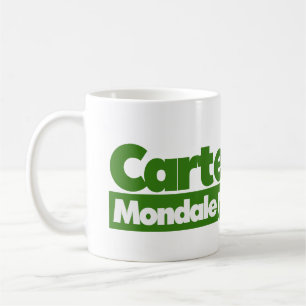 Jimmy Carter 76 Carter Mondale Retro-Politik Kaffeetasse