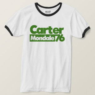 Jimmy Carter 76 Carter Mondale Retro-Politik T-Shirt